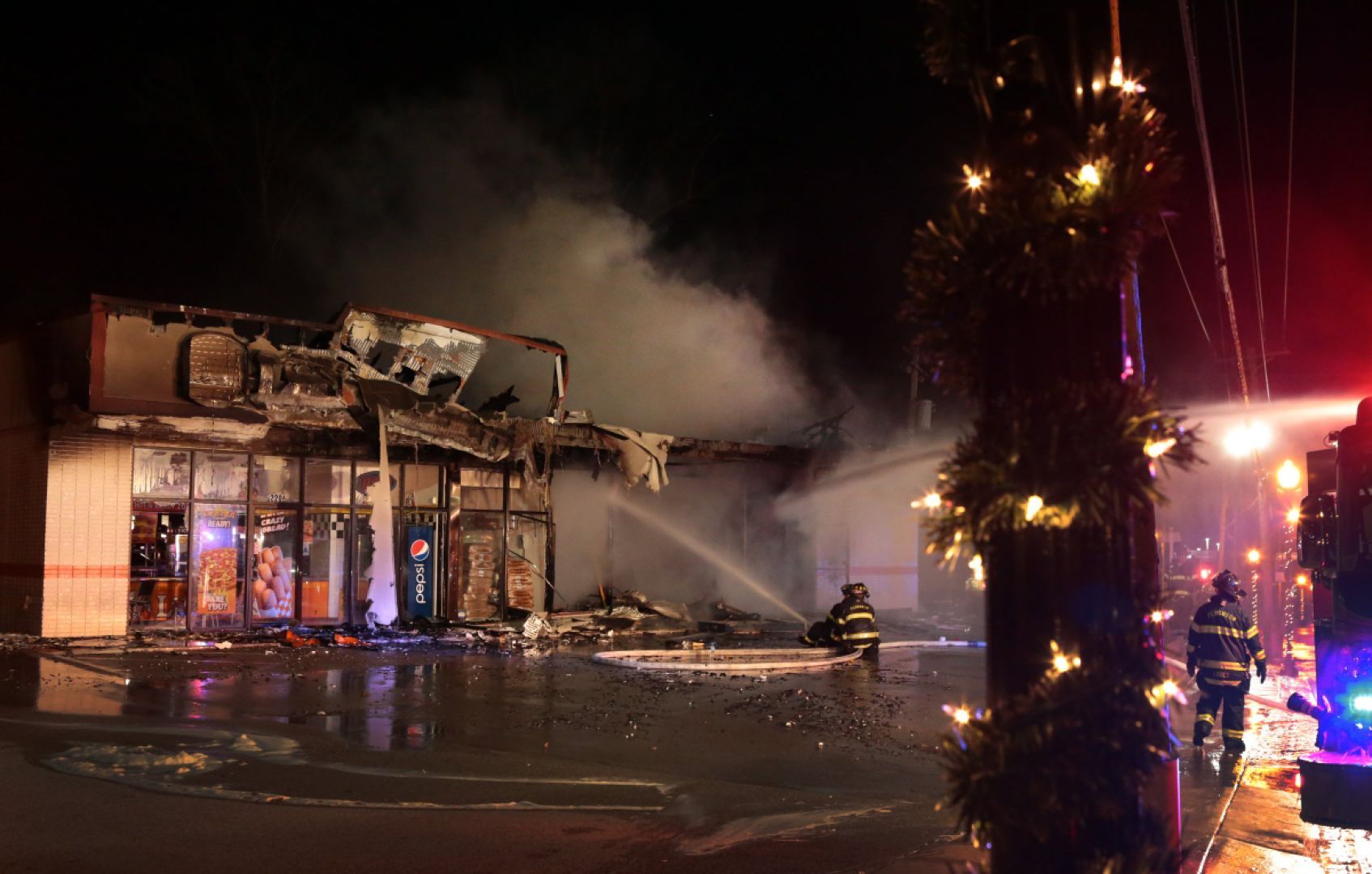 Little Caesar's burns in Ferguson